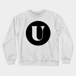 U (Letter Initial Monogram) Crewneck Sweatshirt